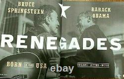 RENEGADES BORN IN THE USA(Deluxe Signed Edition)BARACK Obama-Bruce Springsteen