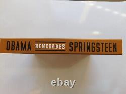 RENEGADES Deluxe Signed Edition BARACK OBAMA BRUCE SPRINGSTEEN, New, Unread