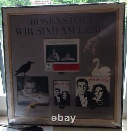 ROSENSTOLZ Wir Sind Am Leben Super Deluxe Edition Leinwand signed sealed