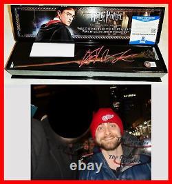 Rare Daniel Radcliffe Signed Autographed Harry Potter Deluxe Wand Beckett PSA