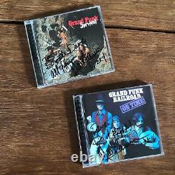 Rare Signed CD Lot Grand Funk Railroad Autographed Survival & On Time GNR