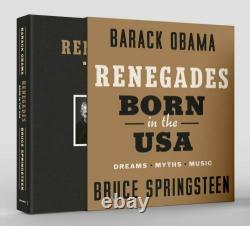 Renegades Born In The USA DELUXE SIGNED Barack Obama & Bruce Springsteen Sealed