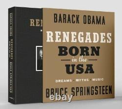 Renegades Born in the USA Bruce Springsteen Barack Obama DELUXE SIGNED AUTOGRAPH