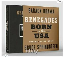 Renegades Born in the USA Bruce Springsteen Barack Obama Deluxe Signed PRESALE