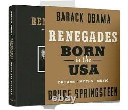 Renegades Born in the USA Deluxe Signed Edition Barack Obama Bruce Springsteen
