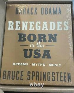 Renegades Born in the USA Deluxe Signed Edition Barack Obama Bruce Springsteen