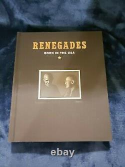Renegades Born in the USA(Deluxe Signed Edition) Obama and Springsteen IN HAND