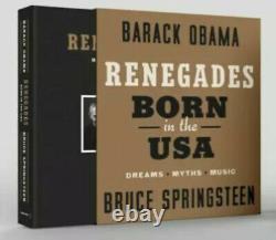 Renegades Born in the USA Springsteen Obama DELUXE SIGNED Autograph IN STOCK COA