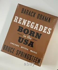 Renegades DELUXE Signed Edition Barack Obama Bruce Springsteen Born in the USA