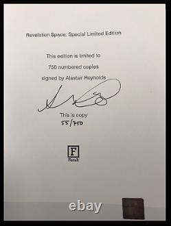 Revelation Space SIGNED by ALASTAIR REYNOLDS New Foruli Deluxe Limited 1/750