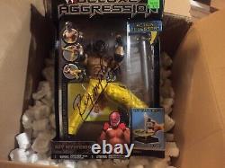Rey MYSTERIO Signed WWE Deluxe Aggression Series 2 rare FULL SIGNATURE 619 rare