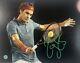 Roger Federer Goat Grand Slam Tennis Tournament Signed Autographed 8x10 Pca Coa
