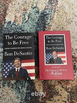 Ron DeSantis Signed Deluxe Collector Set 3869/5600 The Courage to Be Free