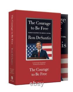Ron DeSantis Signed Numbered Deluxe Collector Set /2500 The Courage to Be Free