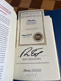Ron DeSantis Signed Numbered Deluxe Collector Set The Courage to Be Free /5000