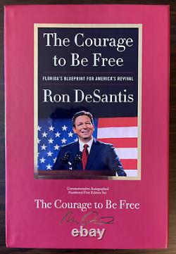Ron DeSantis Signed Numbered Deluxe Collector Set The Courage to Be Free /5600