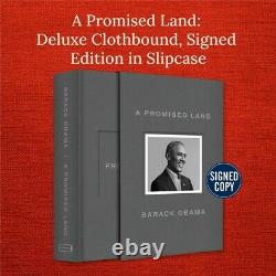 SEALED A Promised Land Deluxe Barack Obama SIGNED IN HAND FAST SHIP