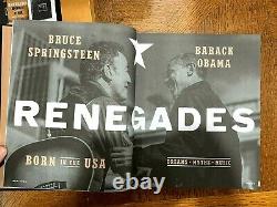 SIGNED 2021 Barack Obama/Bruce Springsteen RENEGADES Deluxe Signed Edition
