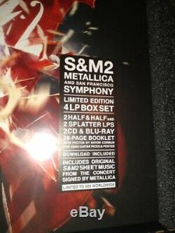 SIGNED /500 Metallica S&M2 Super Deluxe Box Set Original Sheet Music AUTOGRAPHED