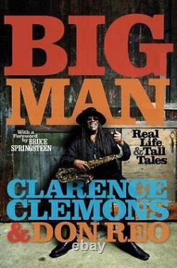 SIGNED BOOK Big Man Clarence Clemons 1/1 DJ HC E-STREET First Edition Print RIP