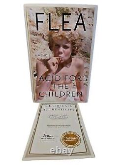 SIGNED BY FLEA ACID FOR THE CHILDREN A MEMOIR HCDJ 1ST/Authenticity