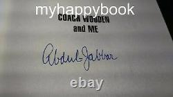 SIGNED Coach Wooden and Me Our 50-Year Friendship by Kareem Abdul-Jabbar, new