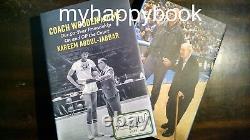 SIGNED Coach Wooden and Me Our 50-Year Friendship by Kareem Abdul-Jabbar, new