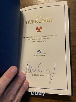 SIGNED DELUX LIMITED The Overlook by Michael Connelly 51/100 2007 Blue Leather
