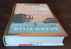 SIGNED Delia Owens Autographed Book Where The Crawdads Sing (Deluxe Edition)