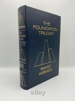 SIGNED Easton Press FOUNDATION TRILOGY Isaac Asimov Deluxe Collectors Edition SF