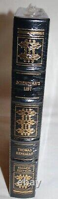 SIGNED Easton Press SCHINDLER'S LIST Thomas Keneally DELUXE LEATHER NEW Sealed