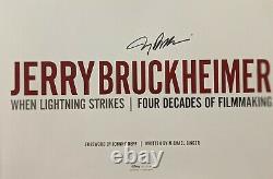 SIGNED Jerry Bruckheimer When Lightning Strikes Four Decades of Filmmaking
