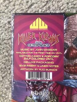 SIGNED Killer Klowns from Outer Space Soundtrack Cotton Candy Popcorn Vinyl Pink