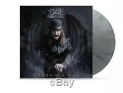 SIGNED OZZY OSBOURNE ORDINARY MAN Deluxe Silver Smoke VINYL LP Signed Litho