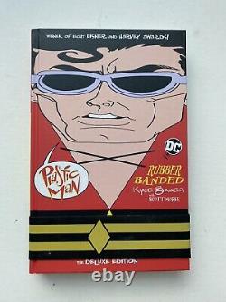 SIGNED SKETCHED by Kyle Baker Plastic Man Rubber Banded Deluxe Edition Hardcover
