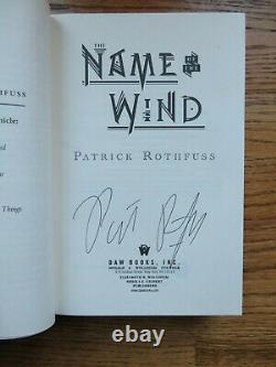 SIGNED The Name of the Wind 10th Anniversary Deluxe Edition PATRICK ROTHFUSS