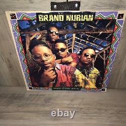 SIGNED x2 Brand Nubian Vinyl Lord Jamar & Alamo One For All Grand Puba Sadat X