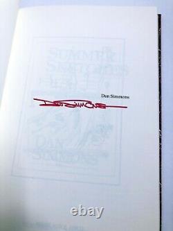 SUMMER SKETCHES Dan Simmons Lord John Press #U/26 Illustrated Leather