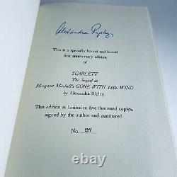 Scarlett, The Sequel to Gone With The Wind SIGNED by Alexandra Ripley 84 of 5000