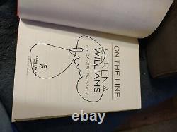 Serena Williams SIGNED On the Line (Hardcover)
