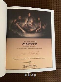 Shakespeare Macbeth Easton Press SIGNED Deluxe Limited 198/1200 LIKE NEW