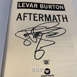Signed 1st Ed. Aftermath LeVar Burton Hologram COA Star Trek Roots Rainbow