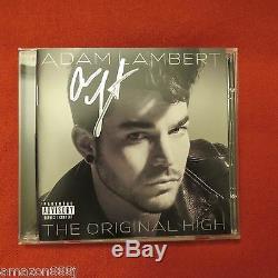 Signed Adam Lambert In Personthe Original High Deluxe Edition CD Queen Front