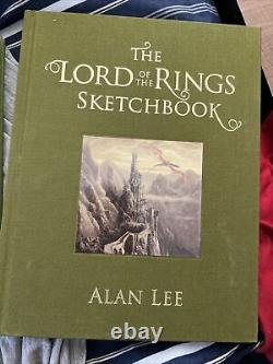 Signed Alan Lee The Hobbit & The Lord Of The Rings Deluxe Edition Sketchbooks