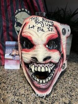 Signed Autographed The Fiend Bray Wyatt Deluxe Mask Let Me In WWE AEW