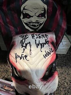 Signed Autographed The Fiend Bray Wyatt Deluxe Mask Yowie WowieWWE AEW WWF
