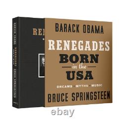 Signed Barack Obama Bruce Springsteen Renegades Born In The USA Deluxe Signed Ed