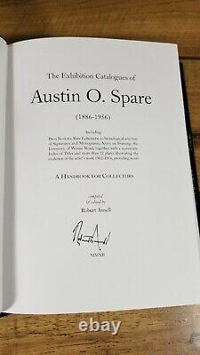 (Signed Deluxe) EXHIBITION CATALOGUES OF AUSTIN OSMAN SPARE Rare Occult Magick