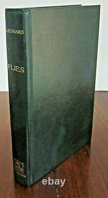 Signed J. Edson Leonard book Flies. 2200 Patterns Deluxe Edition