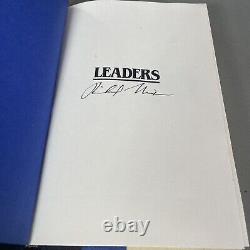 Signed! Leaders by Richard M. Nixon 1982 Warner 1st HCDJ
